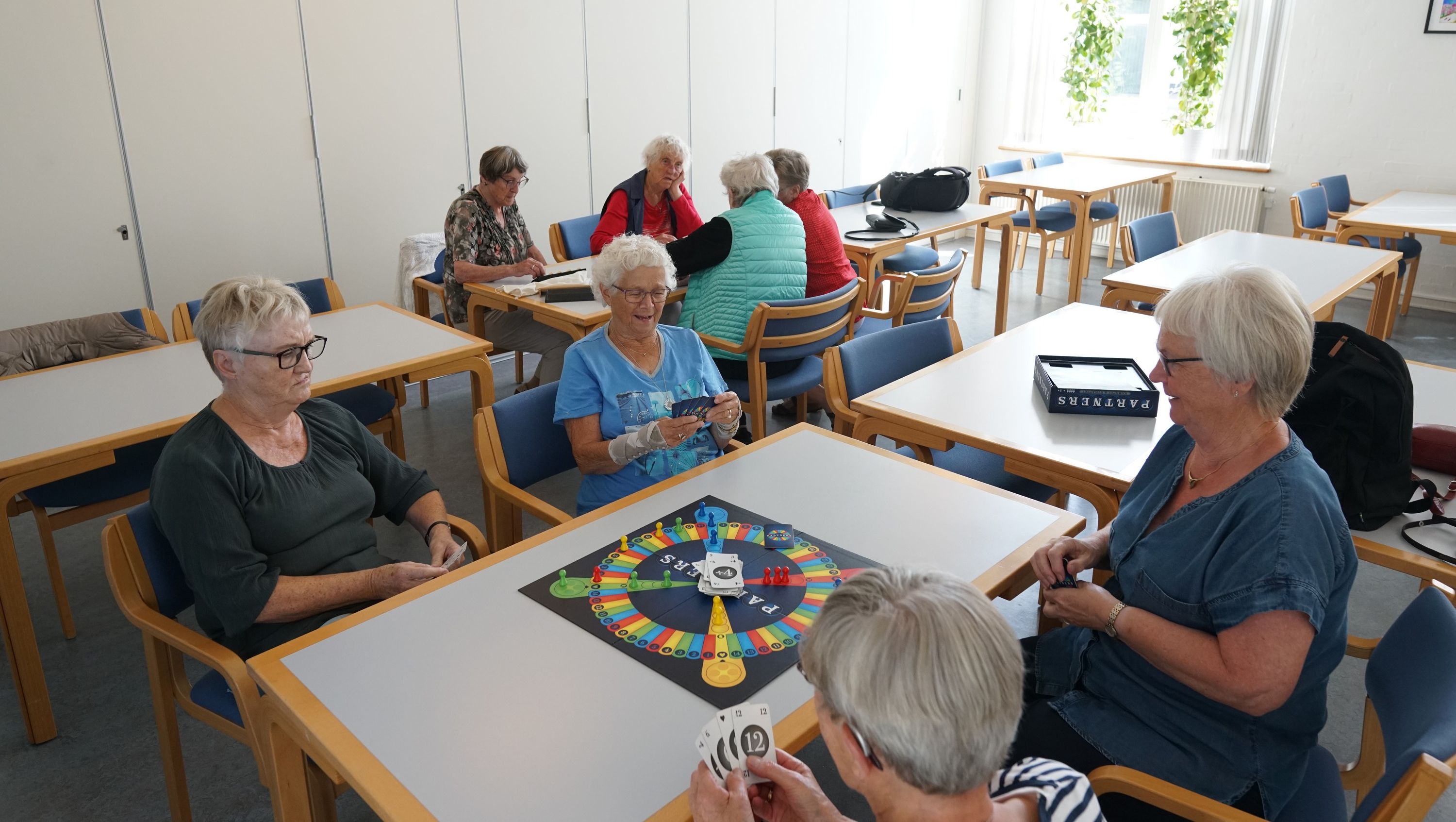 Sognecafé deltagere spiller et spil