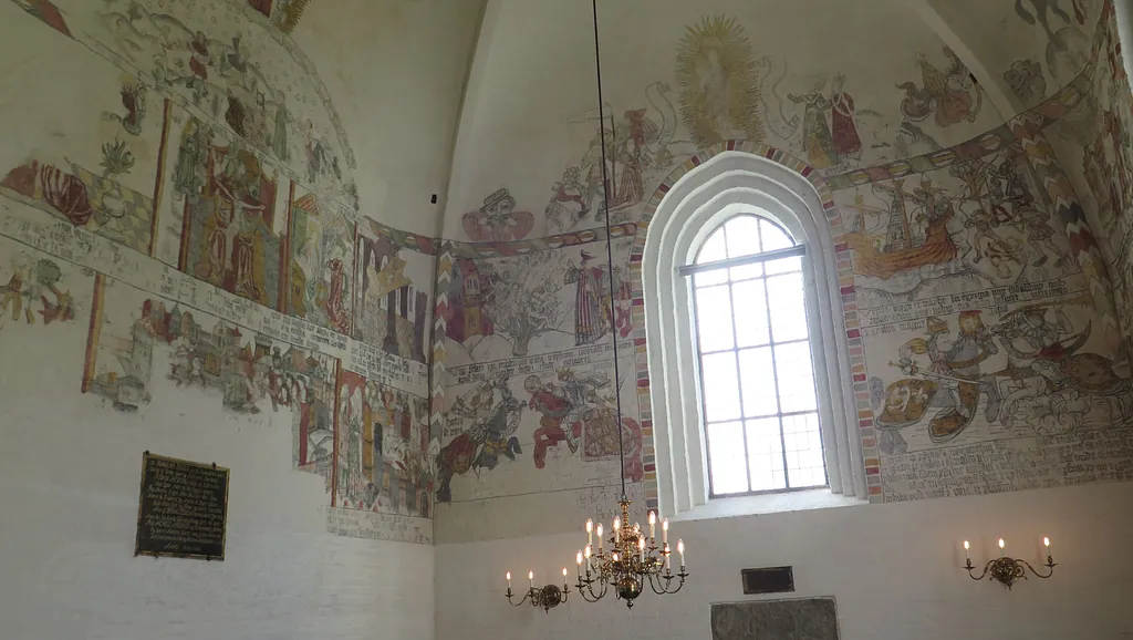 kalkmalerier i Dronninglund kirke