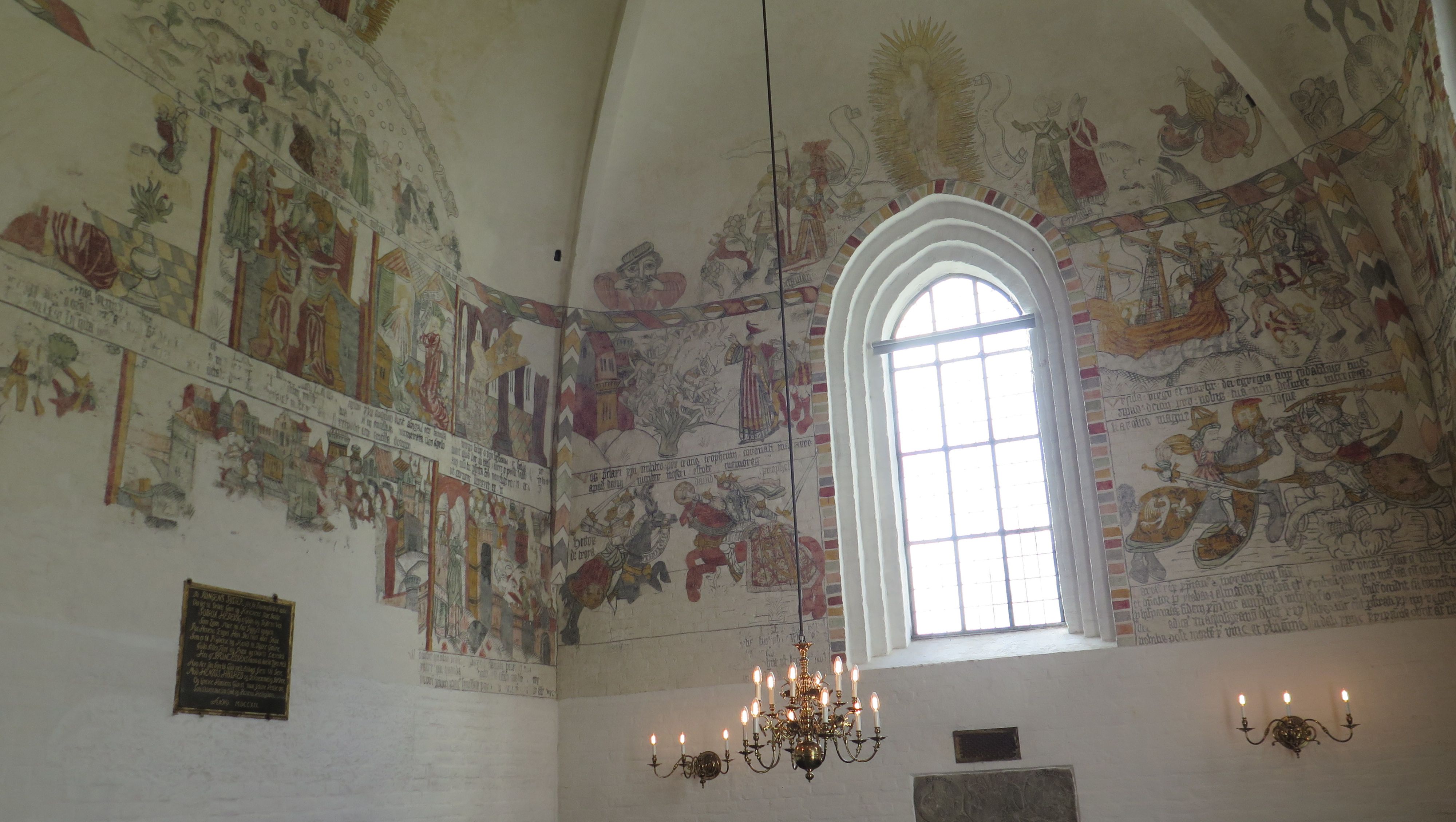 kalkmalerier i Dronninglund kirke